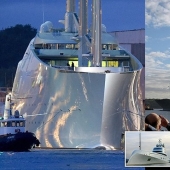 The largest sailing yacht in the world of billionaire Melnichenko for $400 million