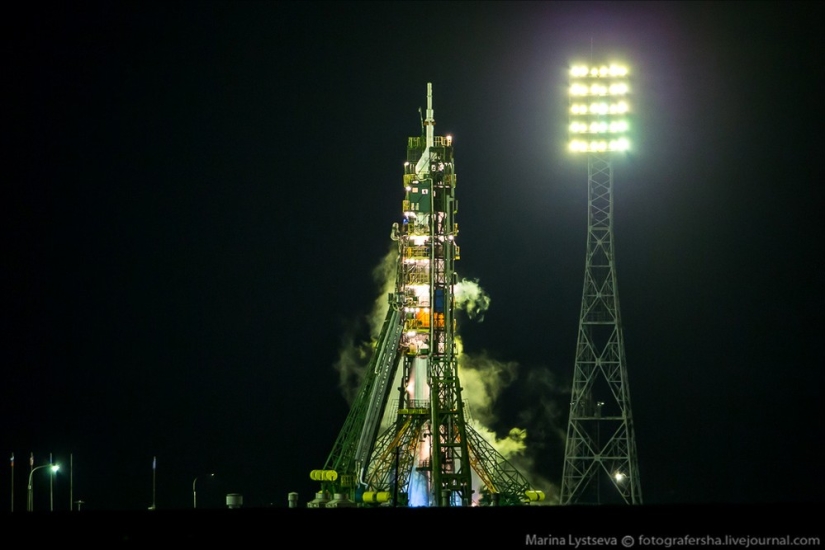 The launch of the Soyuz TMA-20M spacecraft with your own eyes!