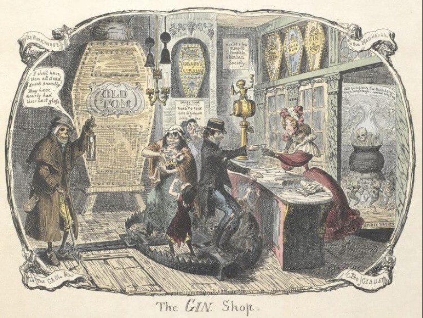 The London "gin Epidemic", or As drunkenness nearly destroyed the