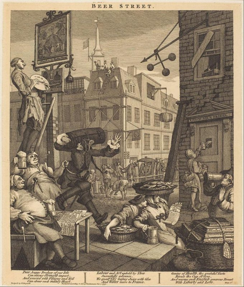 The London "gin Epidemic", or As drunkenness nearly destroyed the