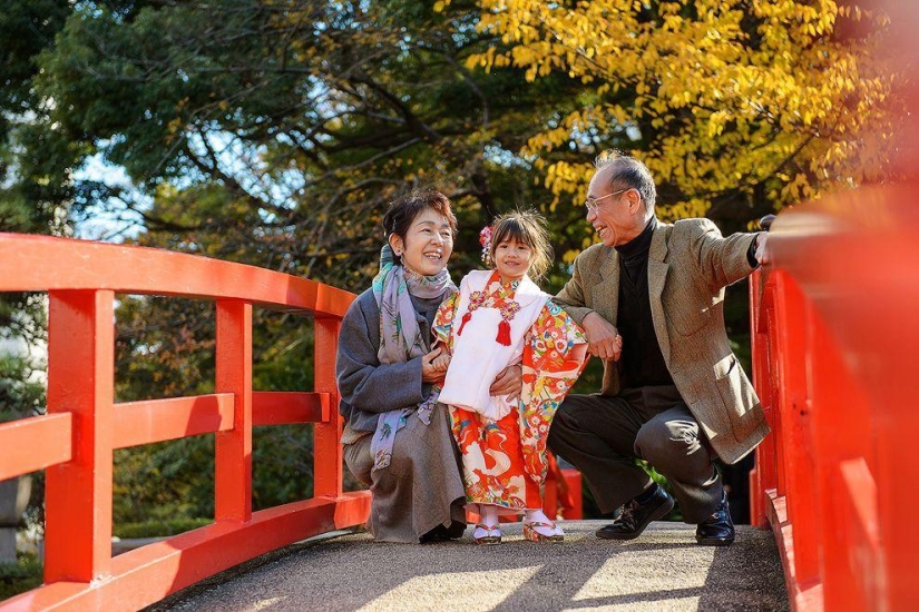 The most charming kids at the Children's holiday in Japan