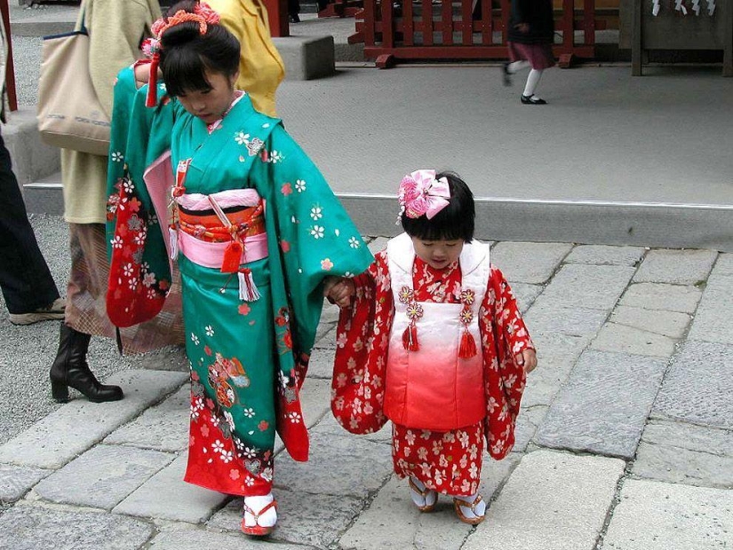 The most charming kids at the Children's holiday in Japan