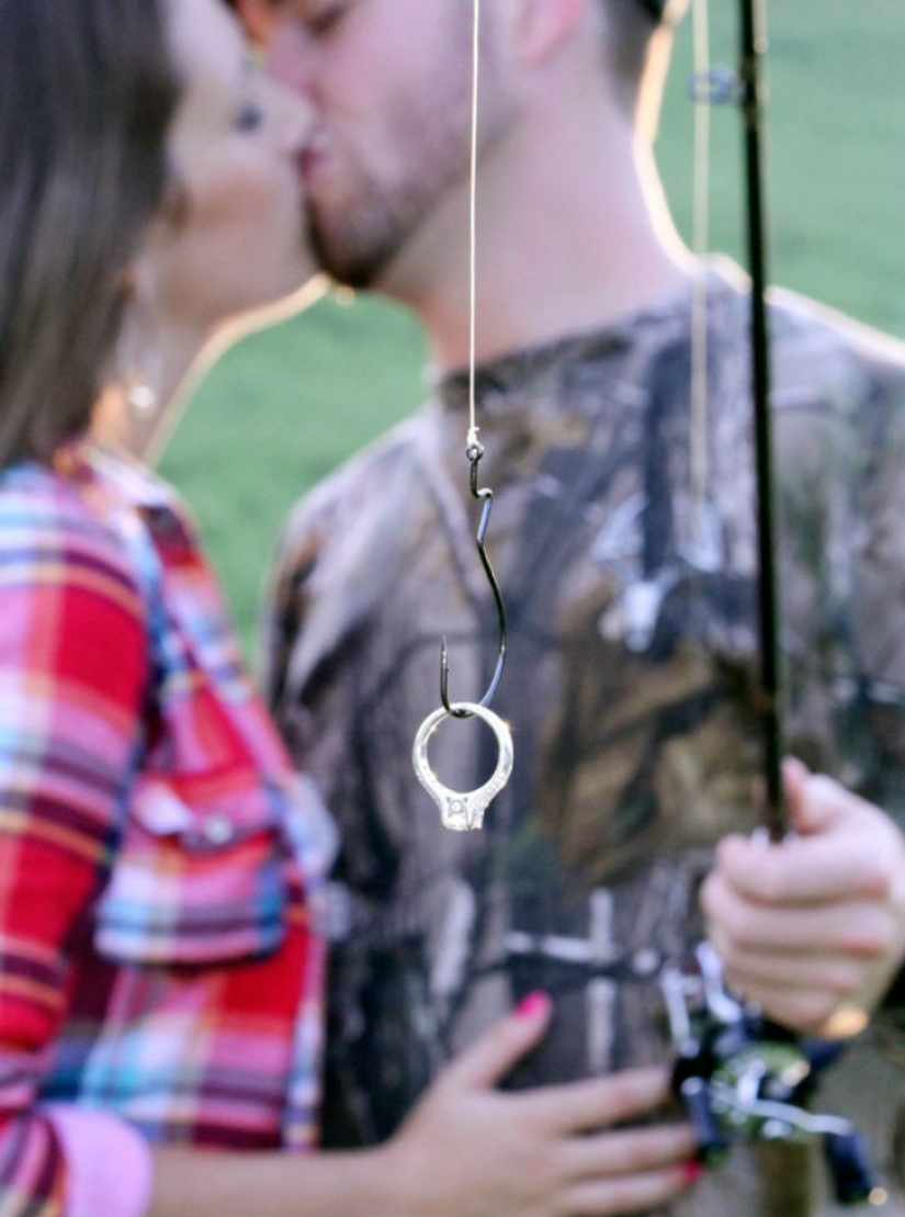 The most creative ideas for engagement photos