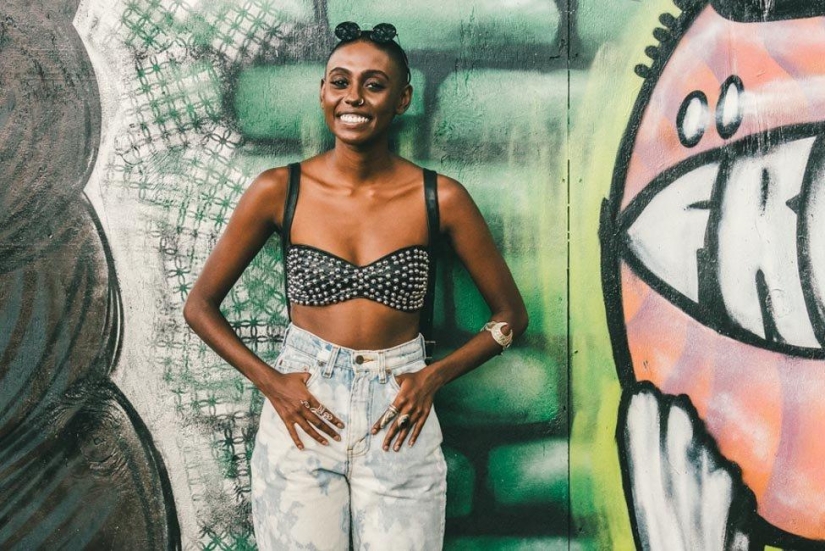 The most stylish and beautiful girls of the festival Afropunk-2014