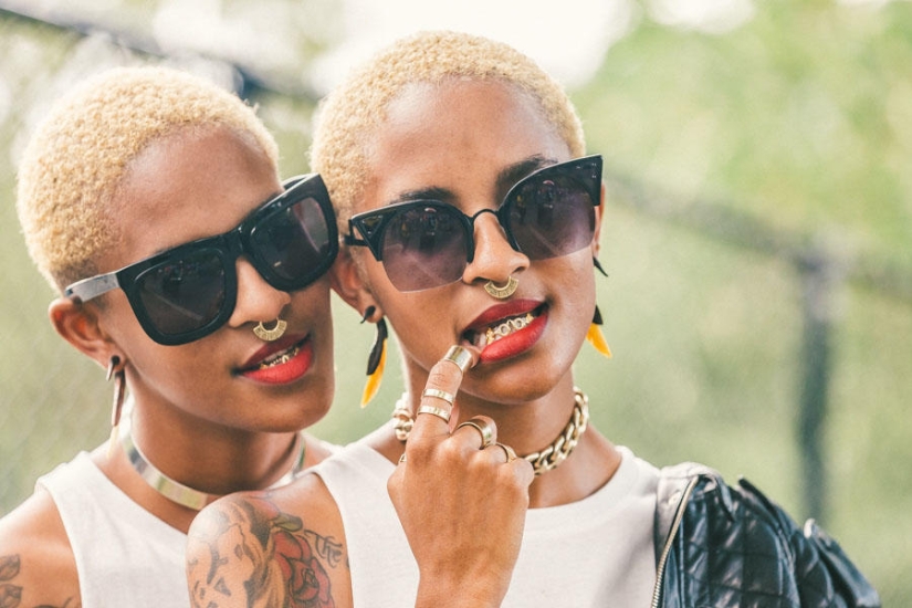 The most stylish and beautiful girls of the festival Afropunk-2014