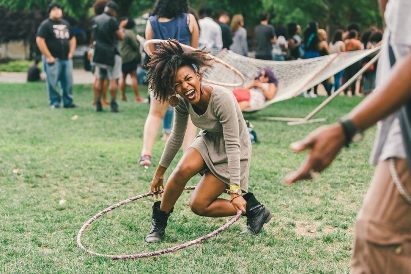 The most stylish and beautiful girls of the festival Afropunk-2014