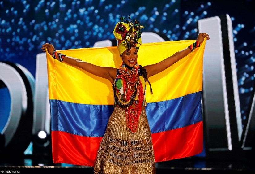 The participants of the Miss Universe 2016 contest showed their versions of national costumes