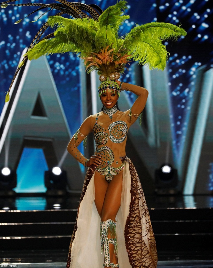 The participants of the Miss Universe 2016 contest showed their versions of national costumes