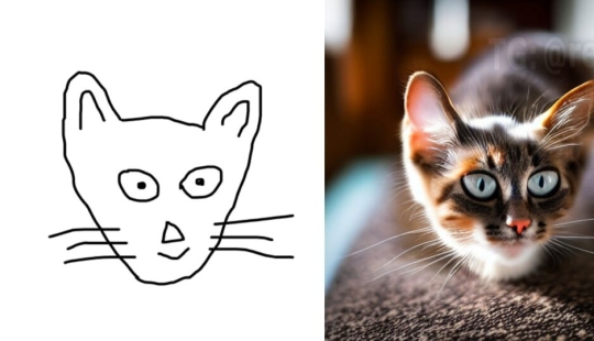 The Scribble Diffusion neural network converts doodles into high-quality images