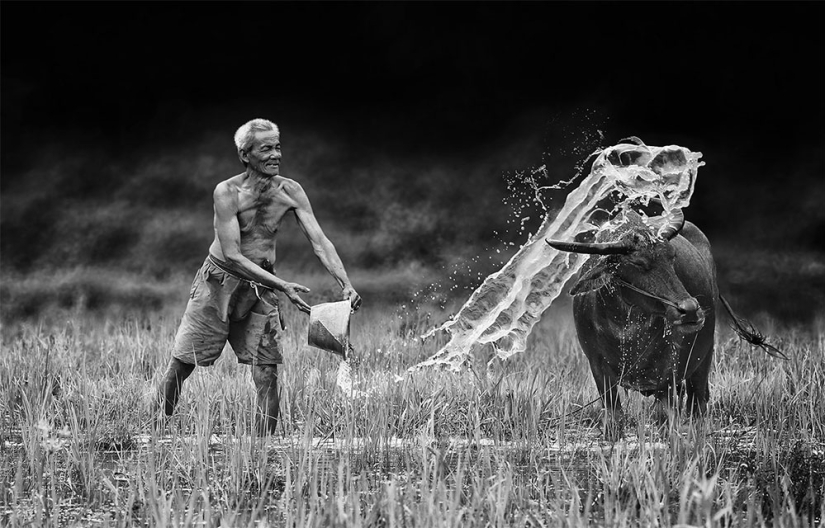 The simple life of an Indonesian village photographed by Herman Damar