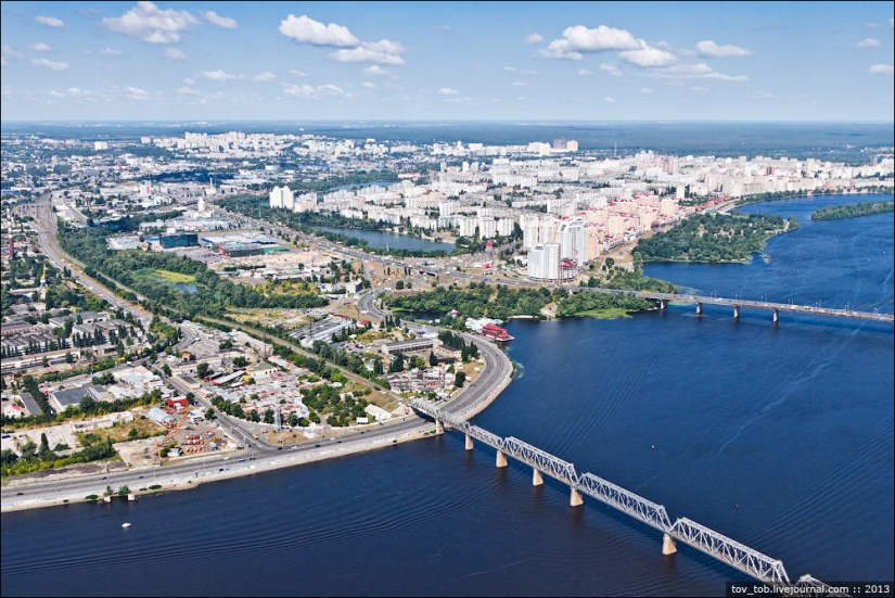 The sky over Kyiv