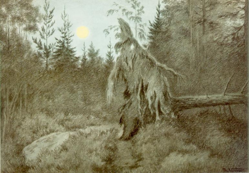 The story of Theodor Kittelsen, the most mysterious and gloomy artist in Norway