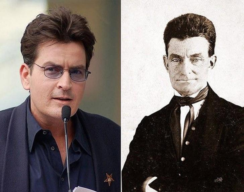 The striking similarity of Hollywood celebrities and their historical counterparts