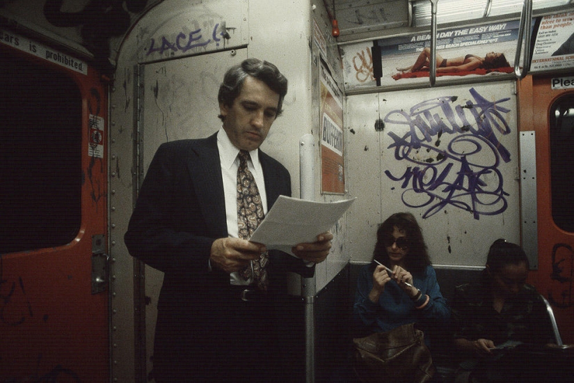 The subway and New York commuters in 1981
