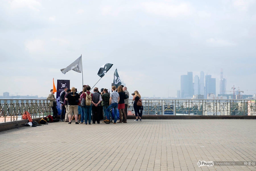 The wedding of the followers of the Pasta Monster took place in Moscow