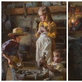 The World of the Wild West in the paintings of Morgan Weistling