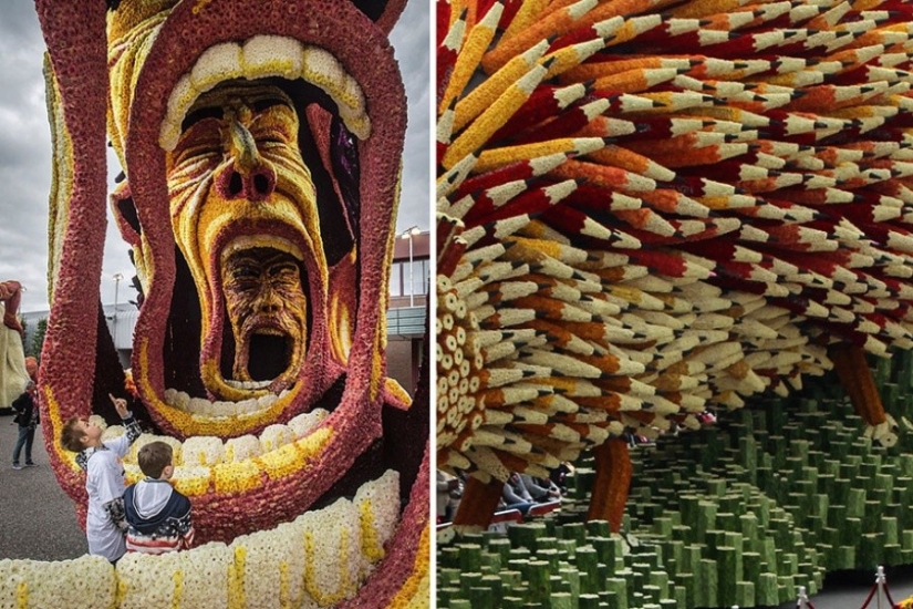 The world&#39;s largest Easter cake was eaten by 10 thousand Muscovites