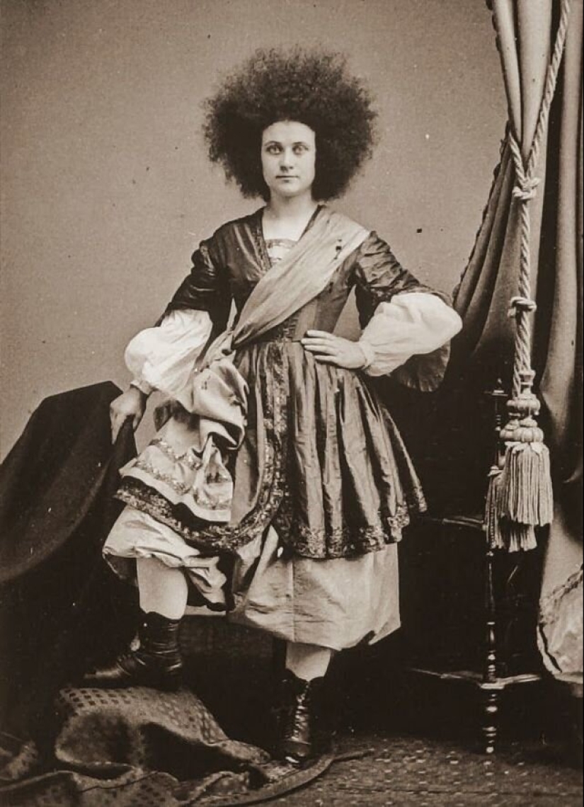 The world's most beautiful women, fake Circassian, who performed in circuses of the 19th century