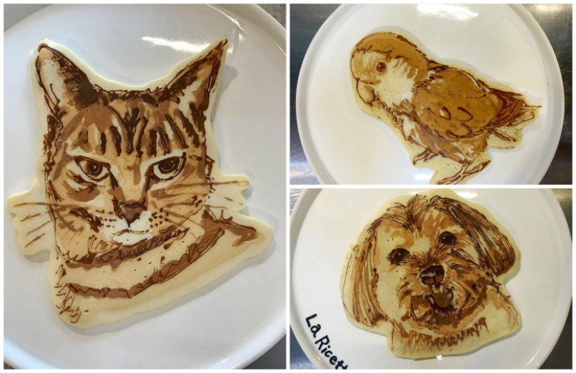 These are pancakes! Mimic masterpieces of the Japanese chef
