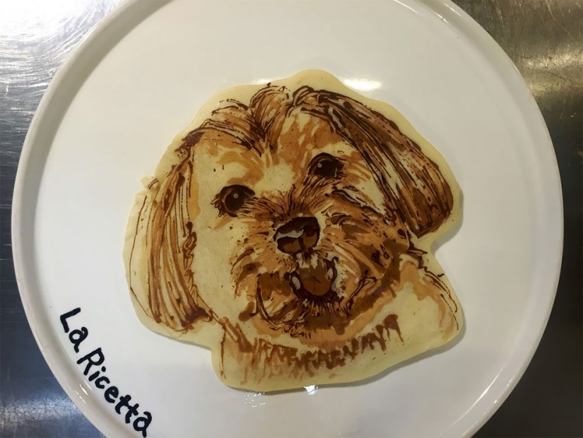 These are pancakes! Mimic masterpieces of the Japanese chef