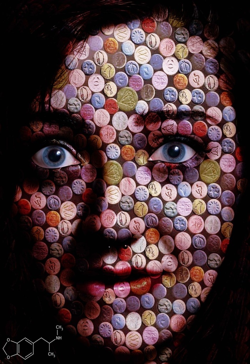 They are so different: photos of people under drugs show how a particular substance affects the brain