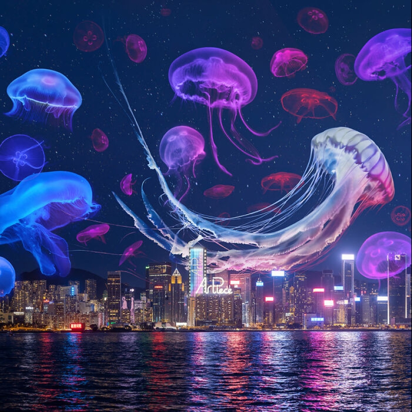 This Artist Reimagined Hong Kong With Giant Animal Residents In His Surreal Depictions