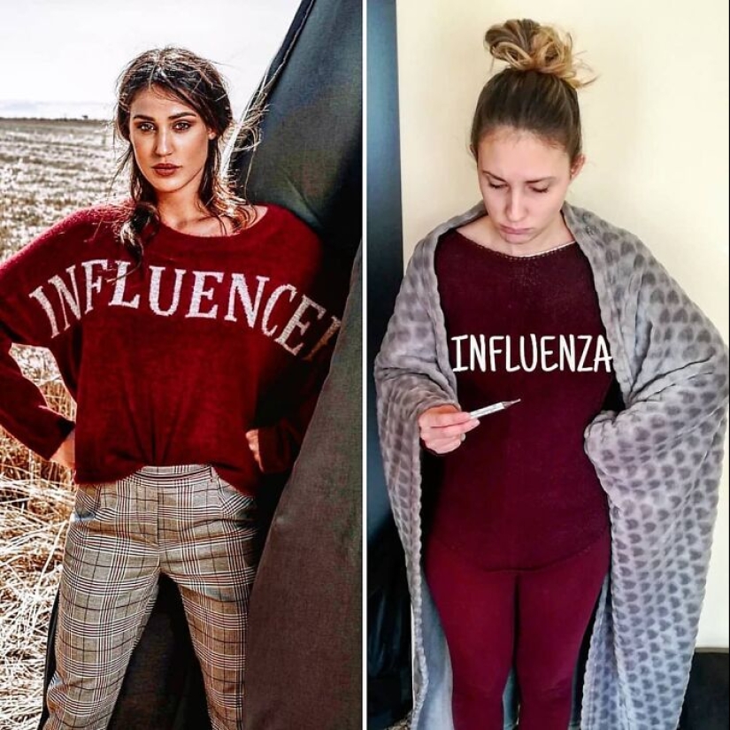 This Couple Hilariously Recreates Influencer Photos With Stuff They Find At Home, And Here’s The Result