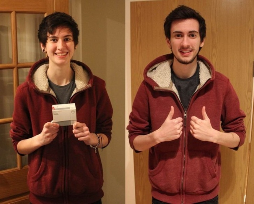 This transgender guy took a selfie every day for three years to show how his face was changing