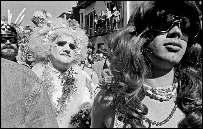 "Throw us something!": Mardi Gras in New Orleans in pictures by Bruce Gilden