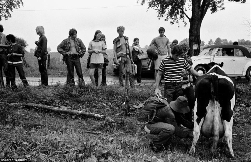To the 45th anniversary of the legendary festival: still unseen photos of Woodstock