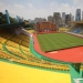 Todo según el Feng shui: el club chino pintó el estadio de oro para la buena suerte, y rodó