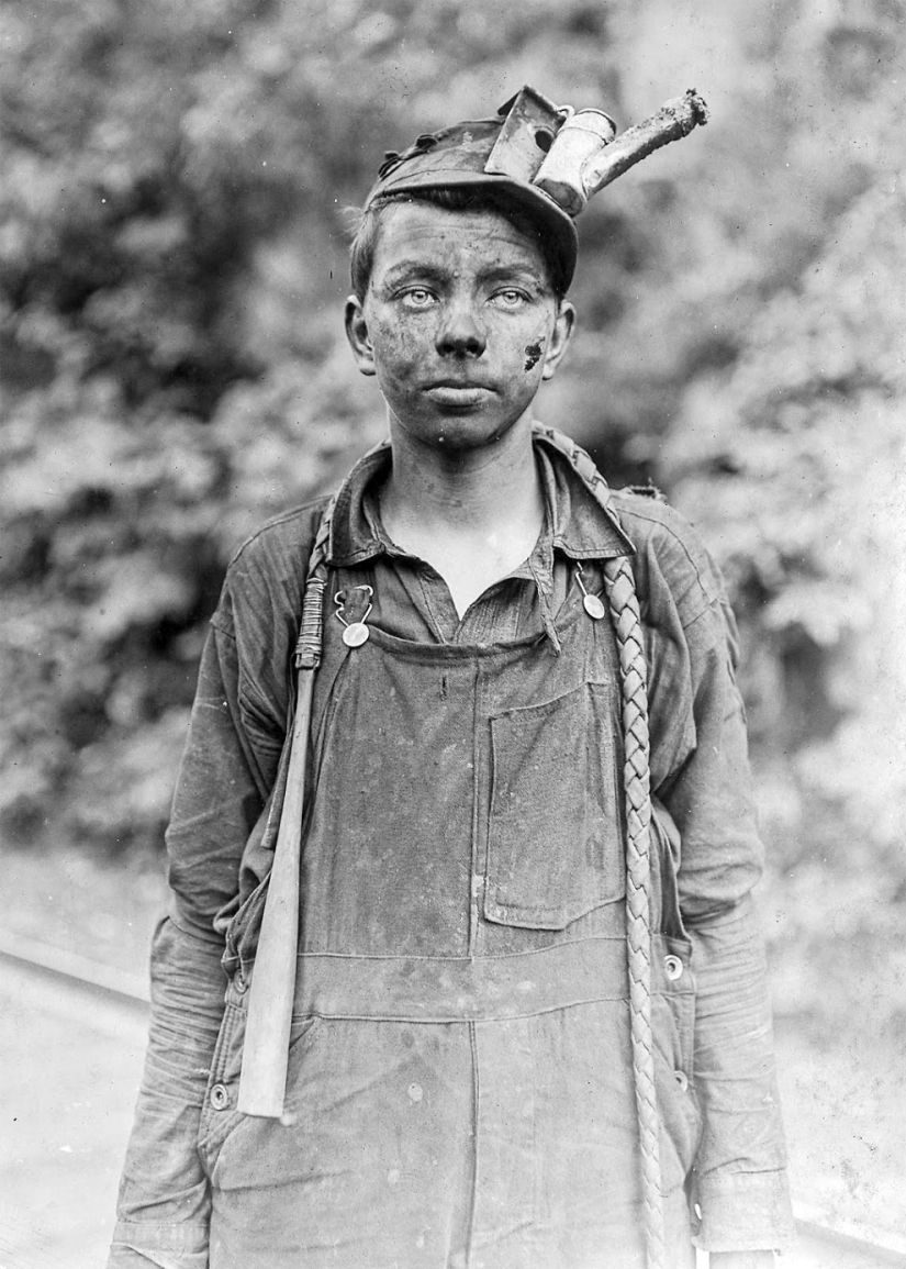 Trabajo infantil en los Estados Unidos del siglo XX: fotografías de niños en minas de carbón y zinc
