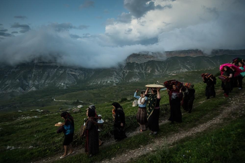 Tradiciones de boda de Daguestán montañoso