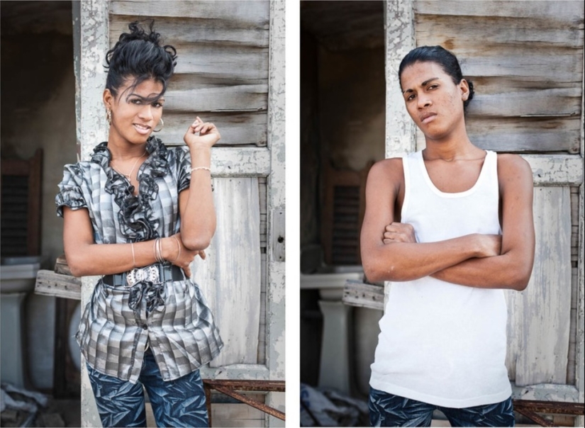 Transexuales cubanos - antes y después del cambio de sexo