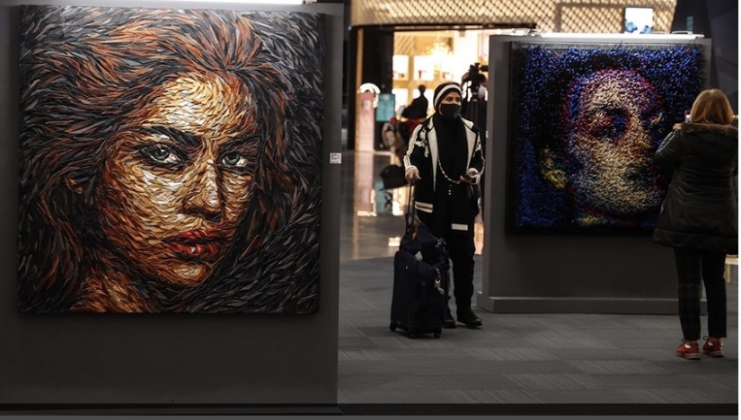 Trash masterpieces by Turkish artist Deniz Sagdych