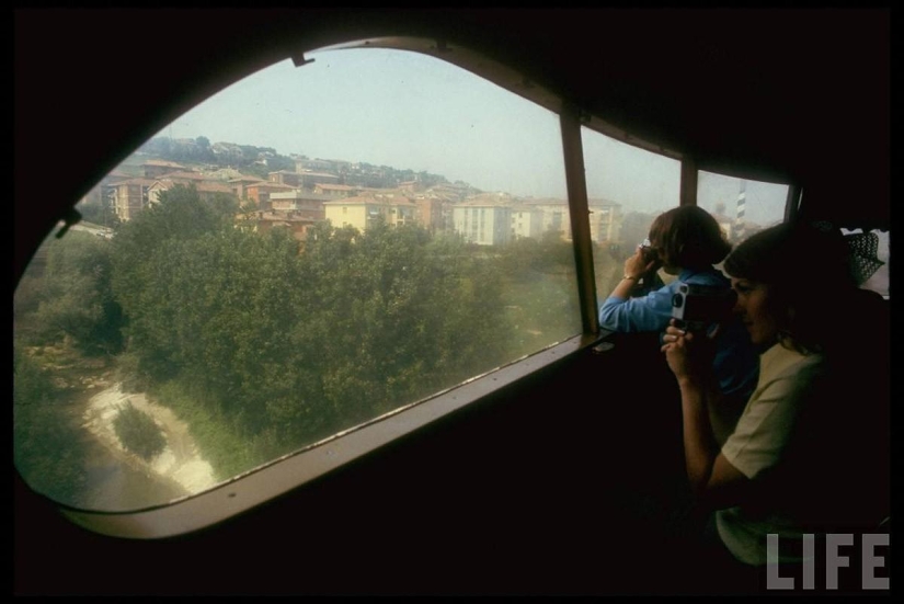 Traveling through Europe in 1970 by train