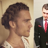 Trenzas lujosas: una nueva tendencia entre los peinados de los hombres.