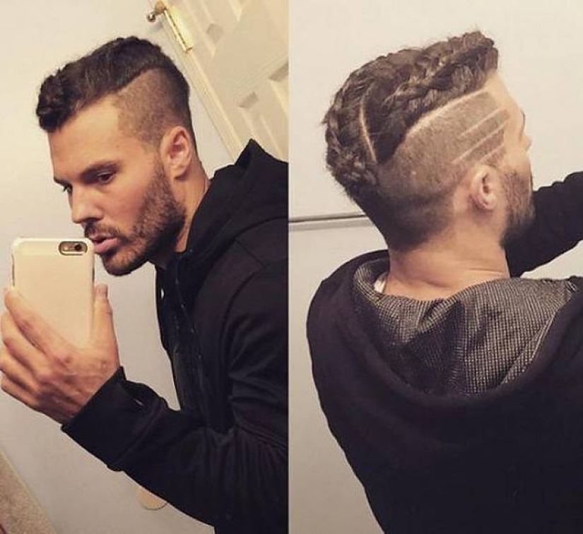 Trenzas lujosas: una nueva tendencia entre los peinados de los hombres.