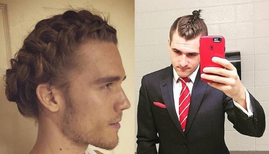 Trenzas lujosas: una nueva tendencia entre los peinados de los hombres.
