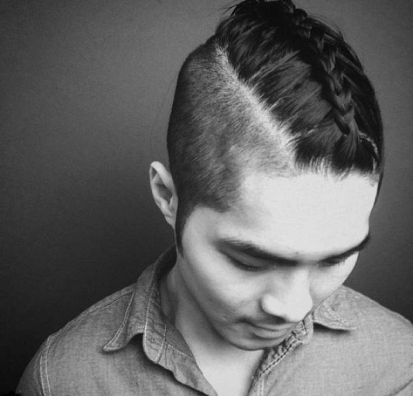 Trenzas lujosas: una nueva tendencia entre los peinados de los hombres.