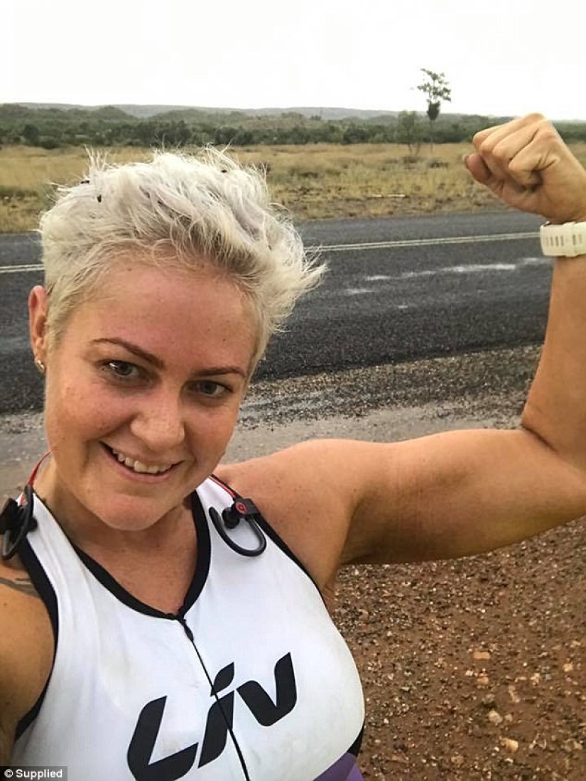 Triatlón en lugar de comida rápida: mujer australiana bajó 115 kilos en 1,5 años