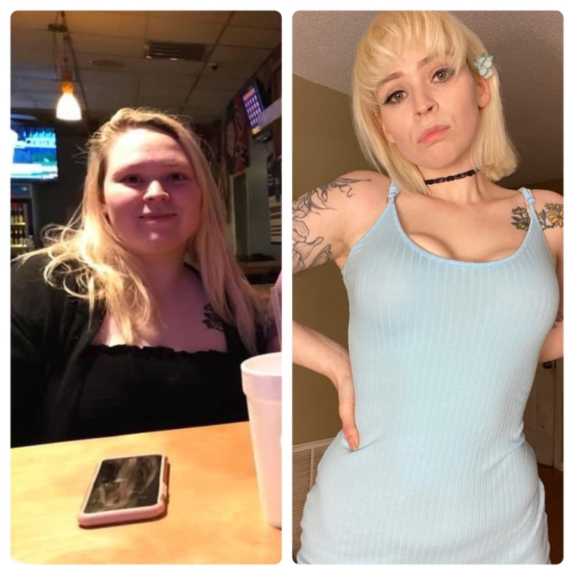 Un minuto de motivación: 22 impresionantes fotos de personas antes y después de perder peso