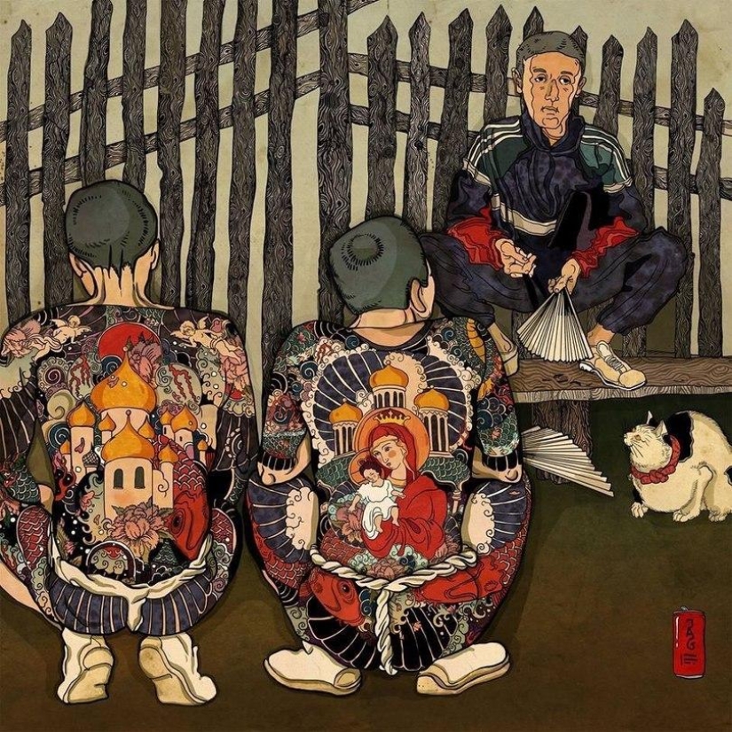Unbearable clarity of being: gopnik and how they are seen by modern artists and illustrators