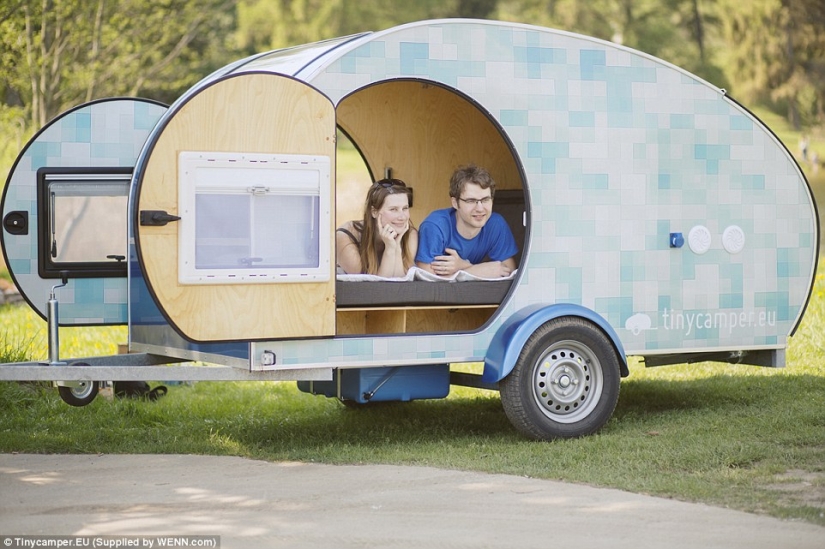 Under the roof of your house: with such a trailer, you will not want to return home