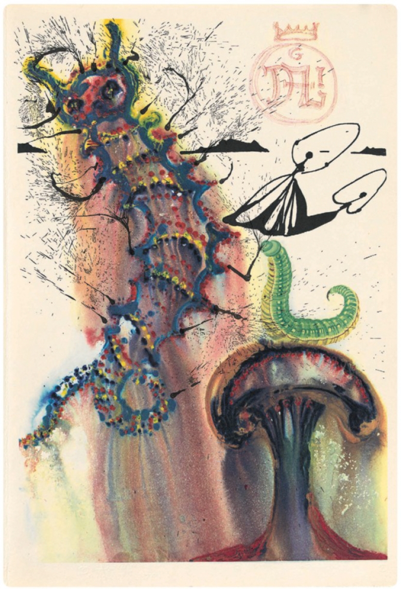 Unknown illustrations by Salvador Dali for &quot;Alice&#39;s Adventures in Wonderland&quot;