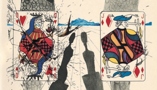 Unknown illustrations by Salvador Dali for Alice's Adventures in Wonderland