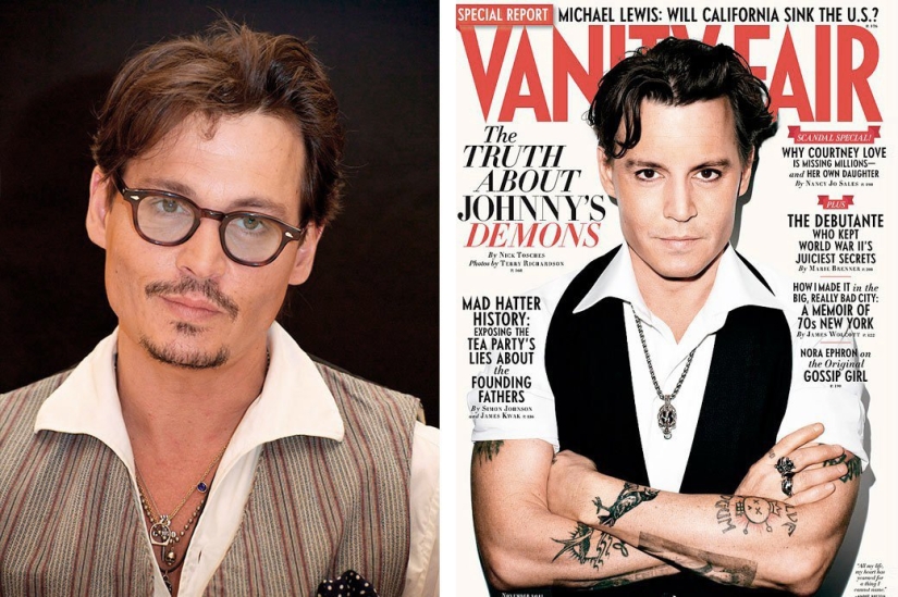 Unrealistically beautiful: famous men before and after photoshop
