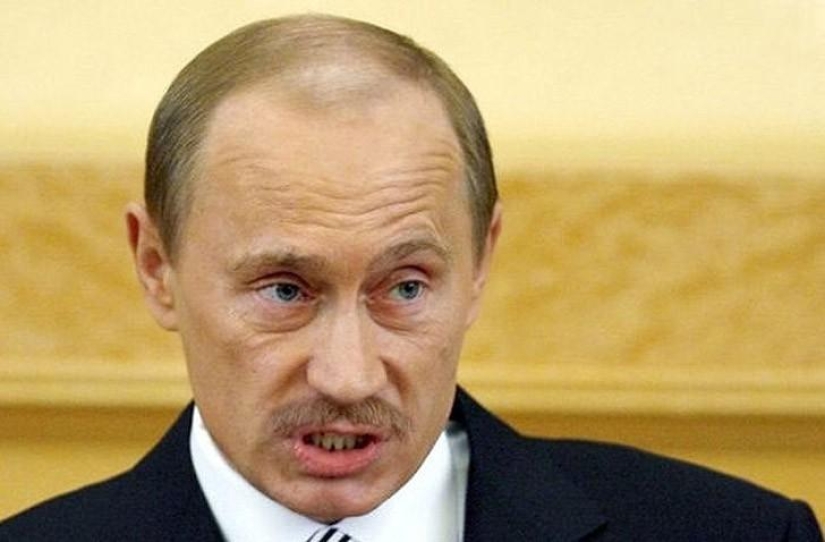 Unusual mustache fan site for Putin