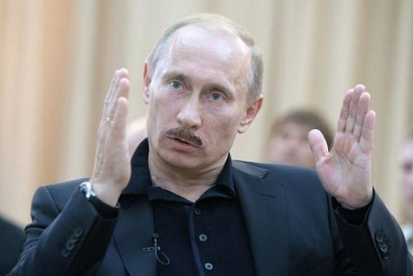 Unusual mustache fan site for Putin