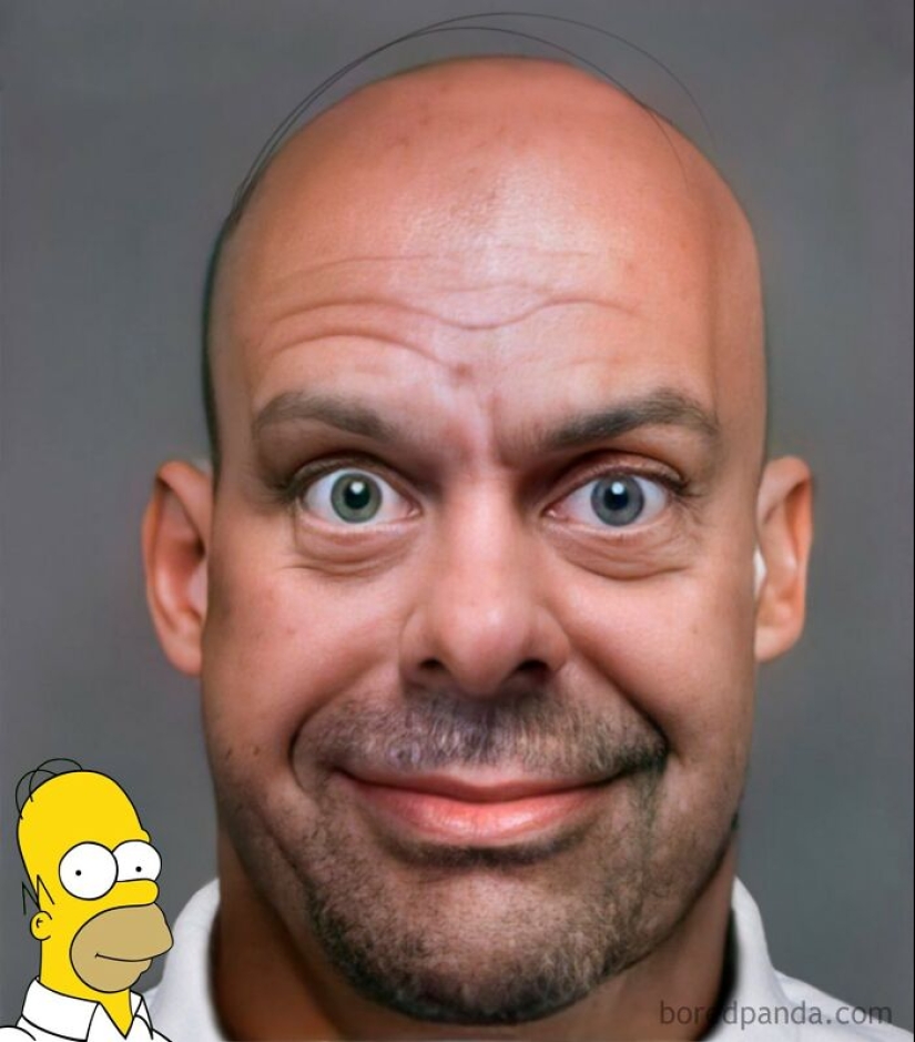 Usé AI y Photoshop para recrear los personajes de Los Simpson como si existieran en la vida real (15 fotos)